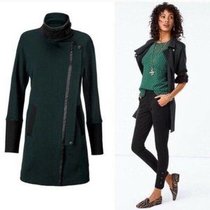 Cabi Renaissance Coat Forest Green Size S